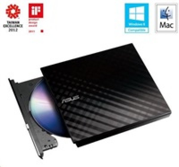 Externí mechanika ASUS SDRW-08D2S-U LITE Black externí