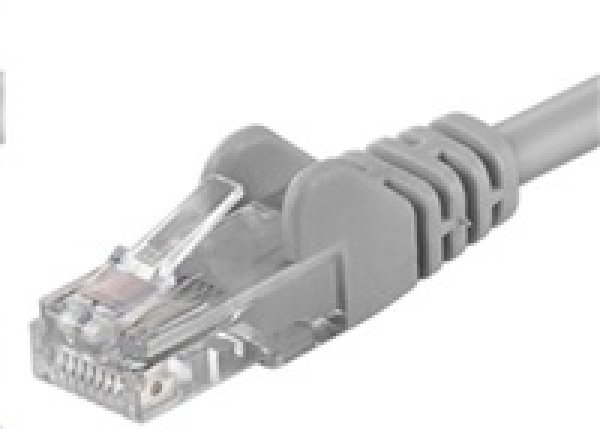 PremiumCord Patch kabel UTP RJ45-RJ45 CAT6 0.25m šedá