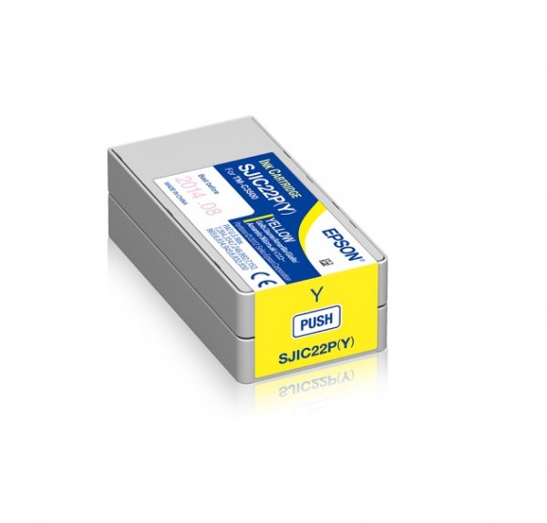 Náplň EPSON C33S020604, SJIC22PY žlutá (32,6 ml)