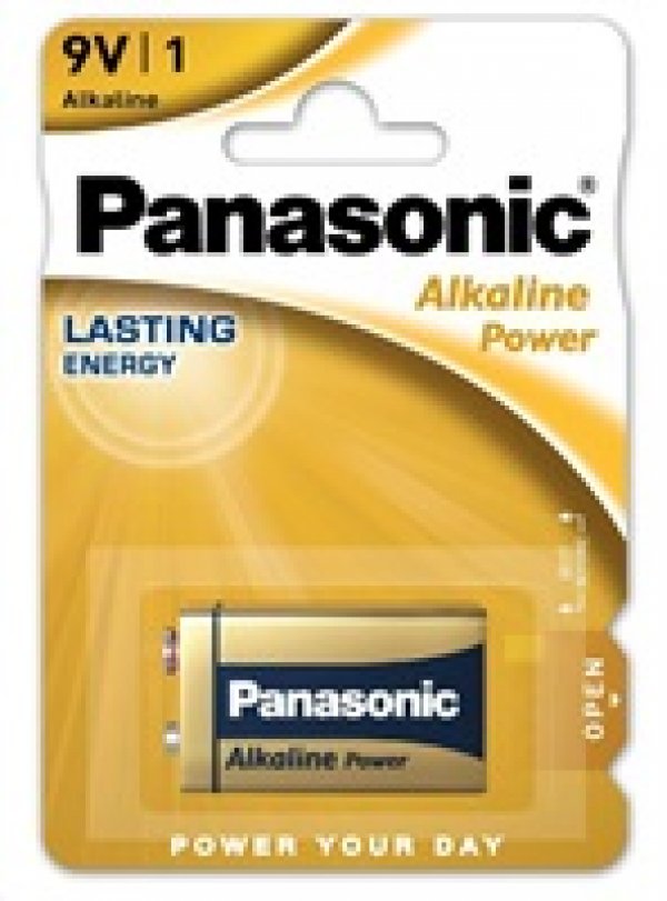 PANASONIC Alkalické baterie Alcaline Power 6LF22APB/1BP 9V (Blistr 1ks)