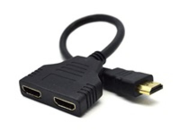 GEMBIRD Dat přepínač  HDMI splitter, pasivní, kabel, 2 cesty