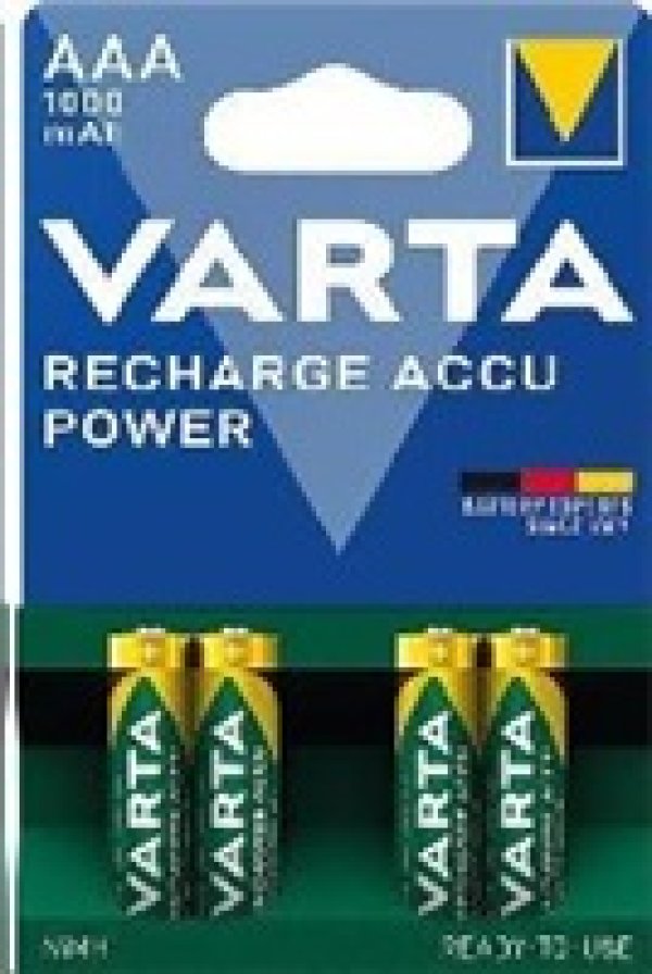 Varta LR03/4BP 1000 mAh Ready to use