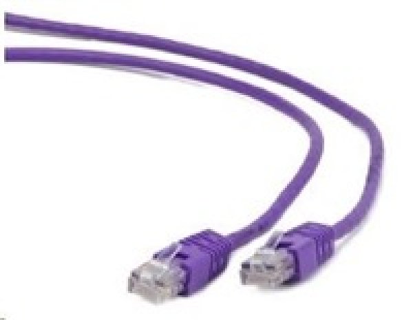 GEMBIRD kabel patchcord CAT6 stíněný FTP 0,5m, fialový