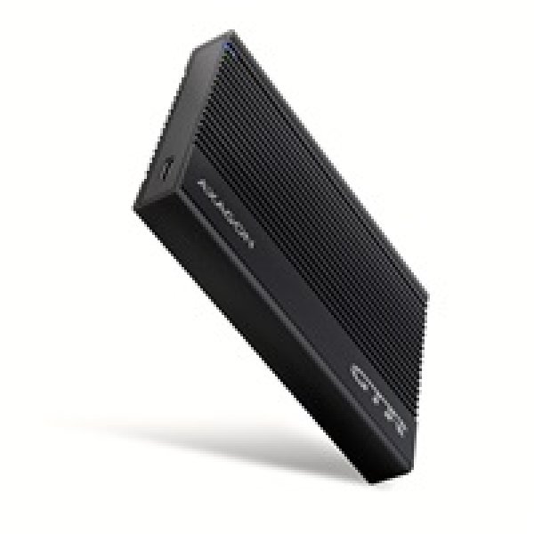 AXAGON EE25-GTR, USB-C 10Gbps - SATA 6G 2.5'' RIBBED box, černý