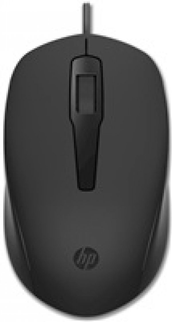 HP 150 Mouse/Kancelářská/Optická/Drátová USB/Černá