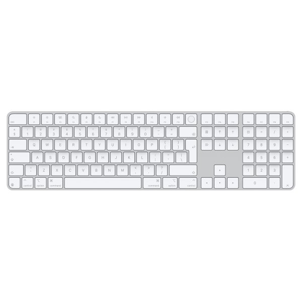 Apple Magic Keyboard Numeric Touch ID/Bezdrátová Bluetooth/IE layout/Bílá