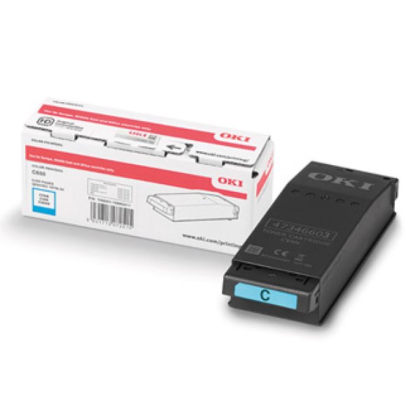 Toner OKI 09006127 azurový (6 000 stran)