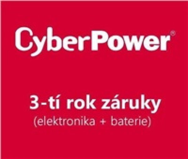 CyberPower 3-tí rok záruky pro RMCARD205