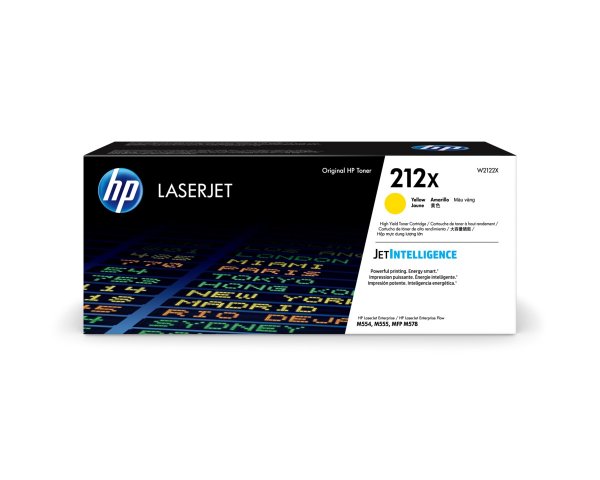 Toner HP W2122X, HP 212X žlutý (10 000 stran)