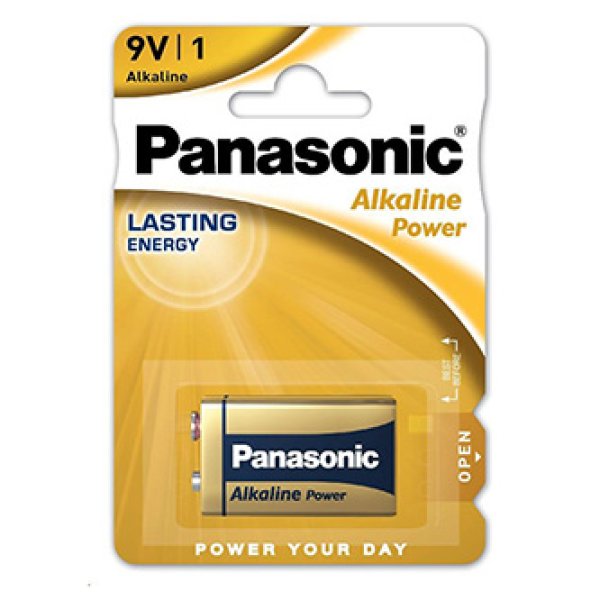 PANASONIC Alkalické baterie Alcaline Power 6LF22APB/1BP 9V (Blistr 1ks)