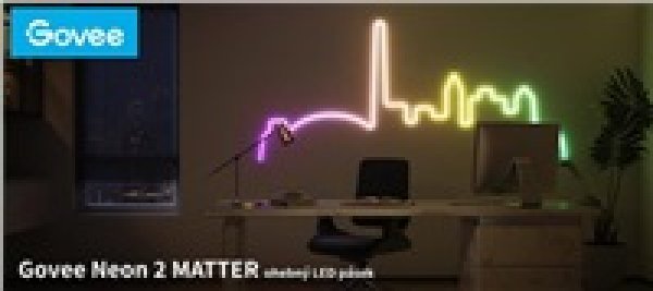 Govee Neon MATTER LED rohová lišta 5m - RGBIC