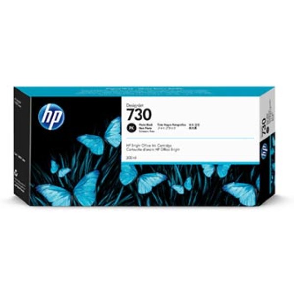 Náplň HP 730, P2V73A foto černá (300 ml)