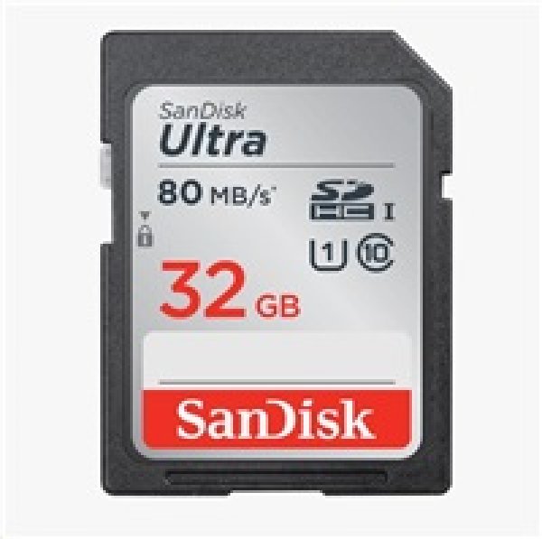 SanDisk Ultra/SDHC/32GB/100MBps/UHS-I U1 / Class 10