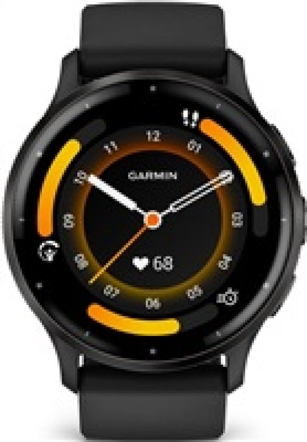 Garmin Venu® 3, Slate/Black, Silicone band