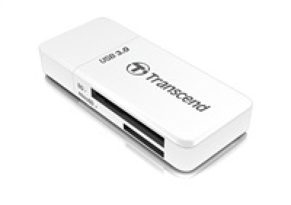 TRANSCEND Card Reader F5, USB 3.0, White