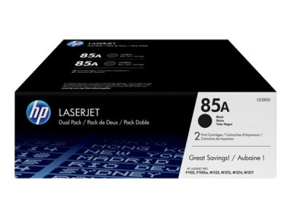 Toner HP CE285AD černý (2x1 600 stran)