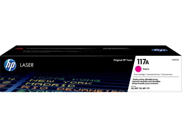 Toner HP W2073A, HP 117A purpurový (700 strstran)