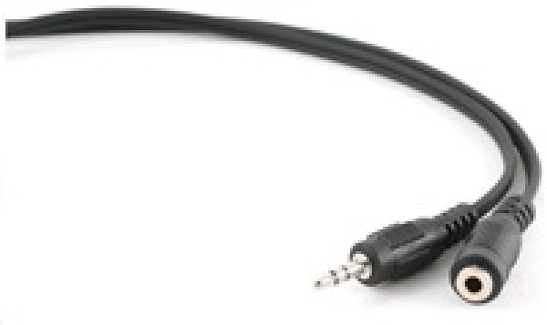 Kabel prodloužovací jack 3,5mm M/F, 1,5-2 m audio