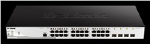 D-Link DGS-1210-28P/ME/E 24-Port 10/100/1000BASE-T PoE + 4-Port 1 Gbps SFP Metro Ethernet