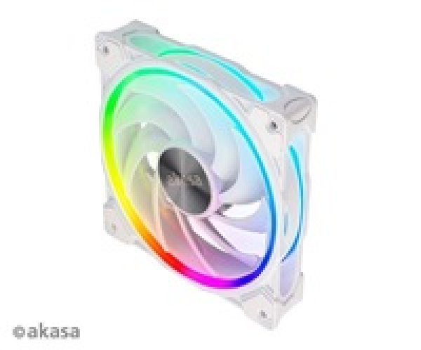 ventilátor Akasa - 12 cm - SOHO AR argb bílý