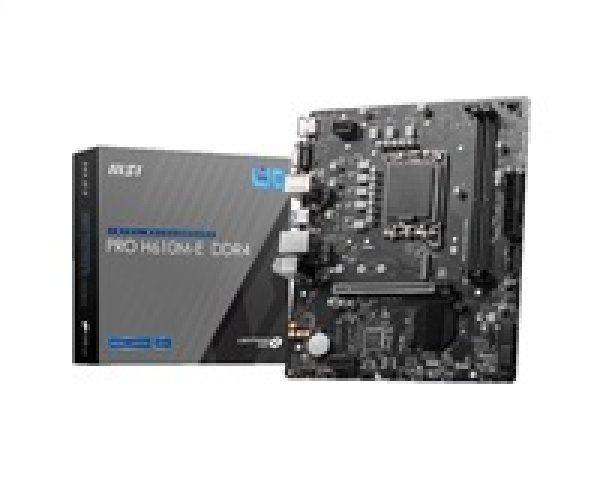 MSI MB Sc LGA1700 PRO H610M-E DDR4, Intel H610, 2xDDR4, 1xHDMI, 1xVGA, mATX