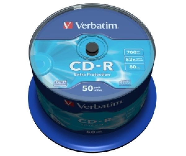 VERBATIM CD-R(50-Pack)Spindl/52x/700MB