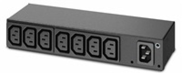 APC Rack PDU, Basic, 0U/1U, 120-240V/15A, 220-240V/10A, (8) C13, IEC-320 C14