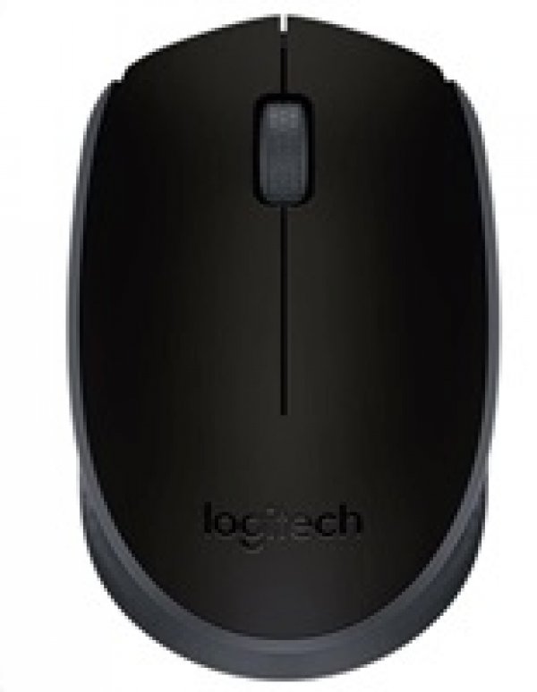 Logitech M171/Kancelářská/Optická/Bezdrátová USB/Černá