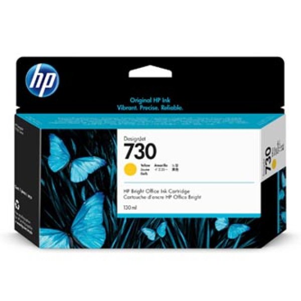 Náplň HP 730, P2V64A žlutá (130 ml)