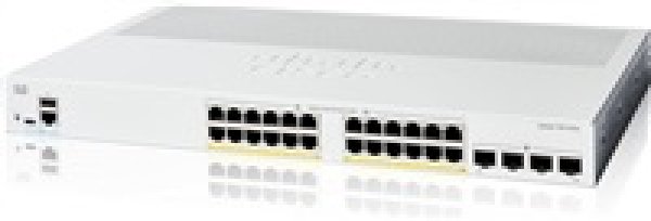 Cisco Catalyst switch C1200-24P-4X (24xGbE,4xSFP+,24xPoE+,195W,fanless)