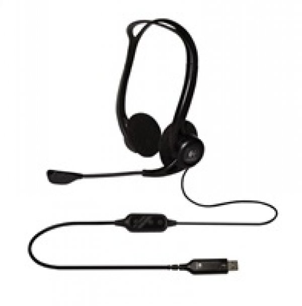 LOGITECH sluchátka, náhlavní sada USB Headset 960