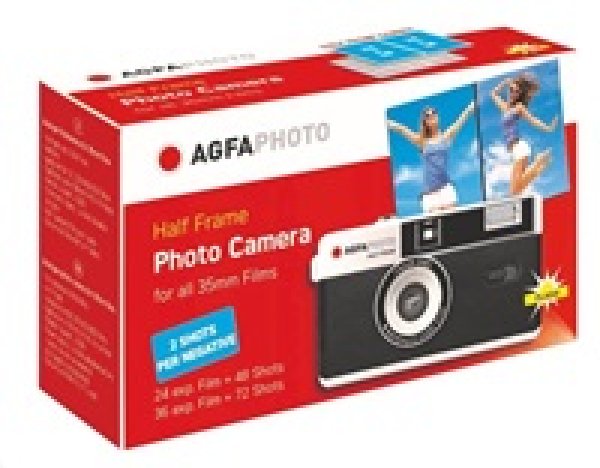 AgfaPhoto Half Frame Photo Camera 35mm black