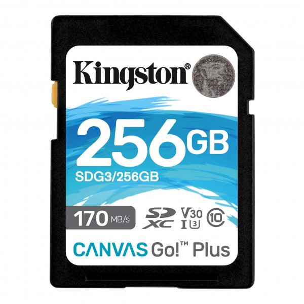 KINGSTON SD card SDXC 256GB Canvas Go! Plus