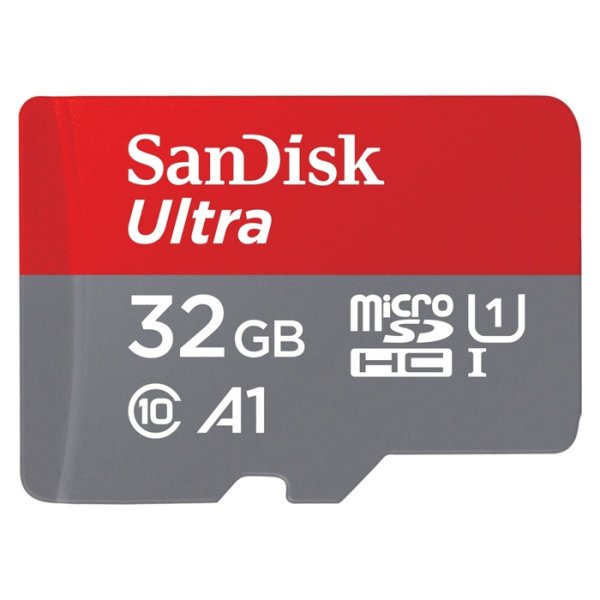 SanDisk Ultra/micro SDHC/32GB/120MBps/UHS-I U1 / Class 10/+ Adaptér