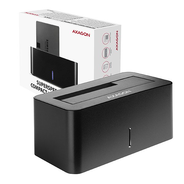 AXAGON ADSA-SN, USB 3.2 Gen1 - SATA 6G, 2.5''/3.5'' HDD/SSD dokovací stanice