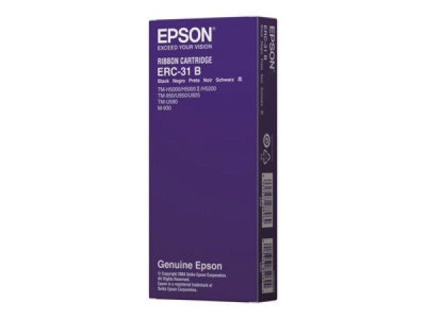 Epson ERC 31B - Černá - Tisková páska - pro TM 930, 930II, 950, H5000II, H5000IIP, U590, U590 (112U), U590-151, U590P, U950, U950P