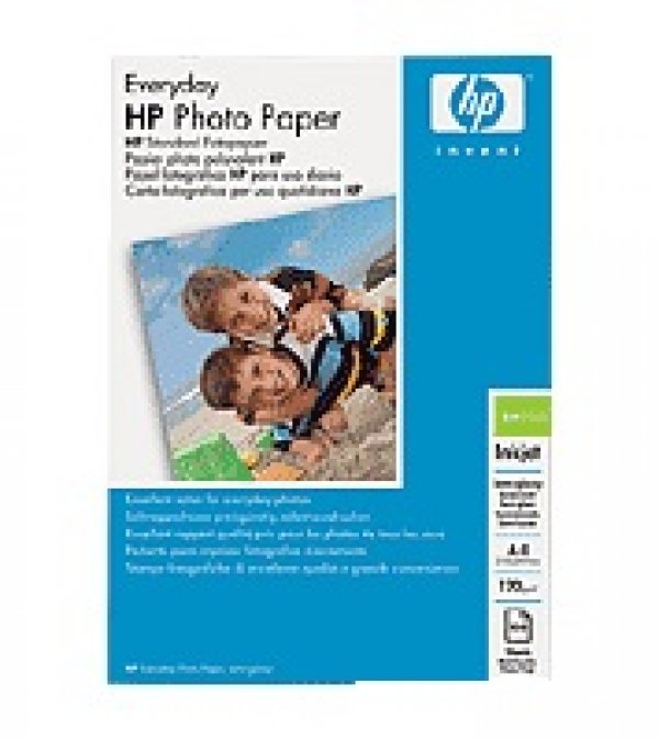 HP Everyday Photo Paper - Lesklý - 8 mil - A4 (210 x 297 mm) - 200 g/m2 - 25 listy fotografický papír - pro ENVY 50XX, 76XX; ENVY Inspire 7920; Officejet 52XX, 80XX; Photosmart B110, Wireless B110