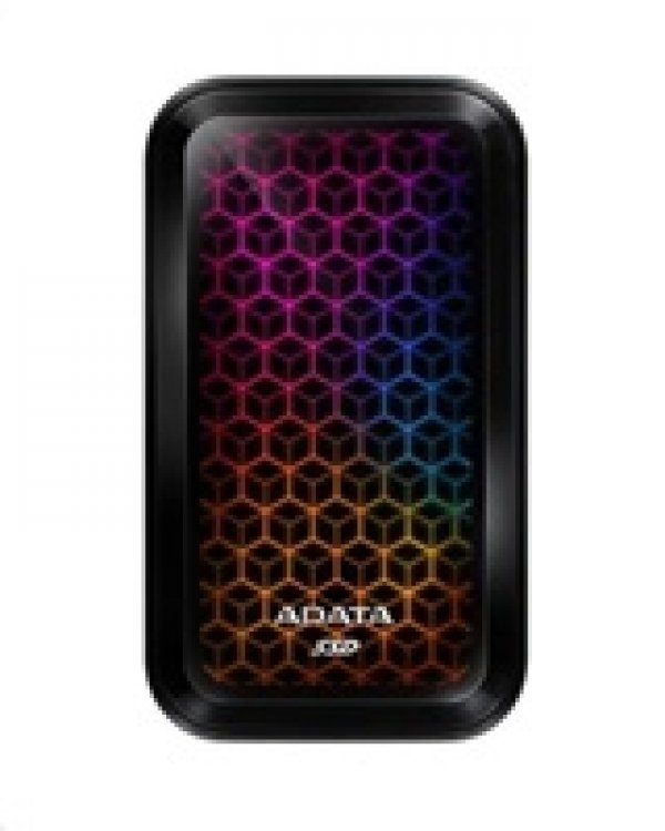 ADATA External SSD 512GB SE770G USB 3.0 černá/žlutá LED RGB