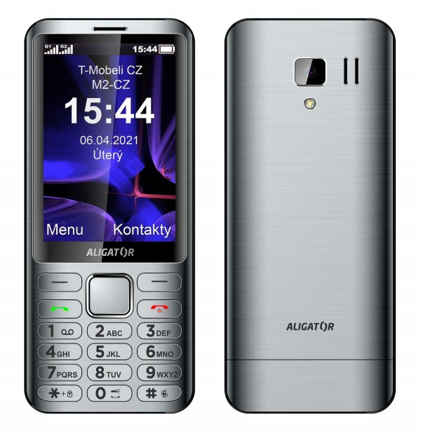 ALIGATOR D950 Dual sim stříbrný