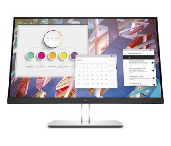 HP LCD 24" E24 G4, 1920x1080, 5ms, VGA, HDMI, DPort, USB, pivot, VESA