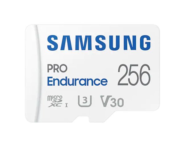 Samsung PRO Endurance/micro SDXC/256GB/100MBps/UHS-I U3 / Class 10/+ Adaptér