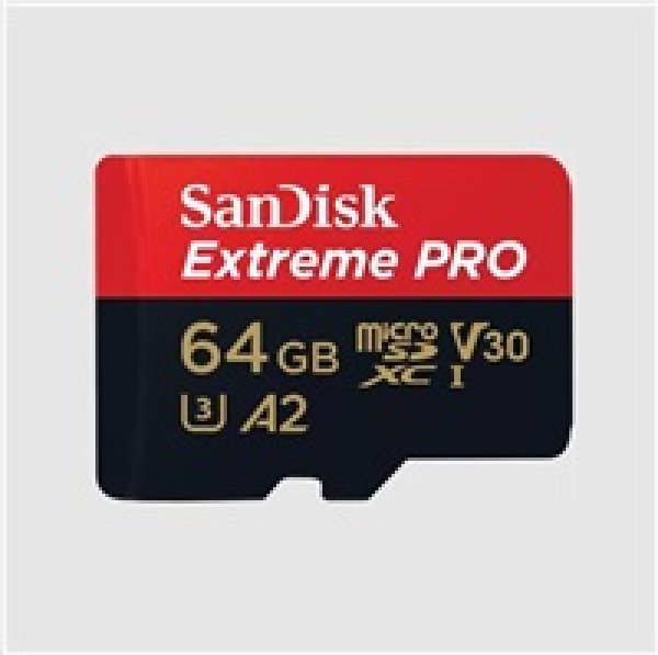 SanDisk Extreme PRO/micro SDXC/64GB/200MBps/UHS-I U3 / Class 10/+ Adaptér