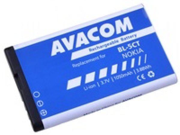 AVACOM baterie do mobilu Nokia 6303, 6730, C5, Li-Ion 3,7V 1050mAh (náhrada BL-5CT)