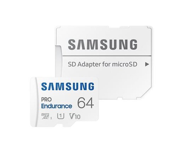 Samsung PRO Endurance/micro SDXC/64GB/100MBps/UHS-I U1 / Class 10/+ Adaptér