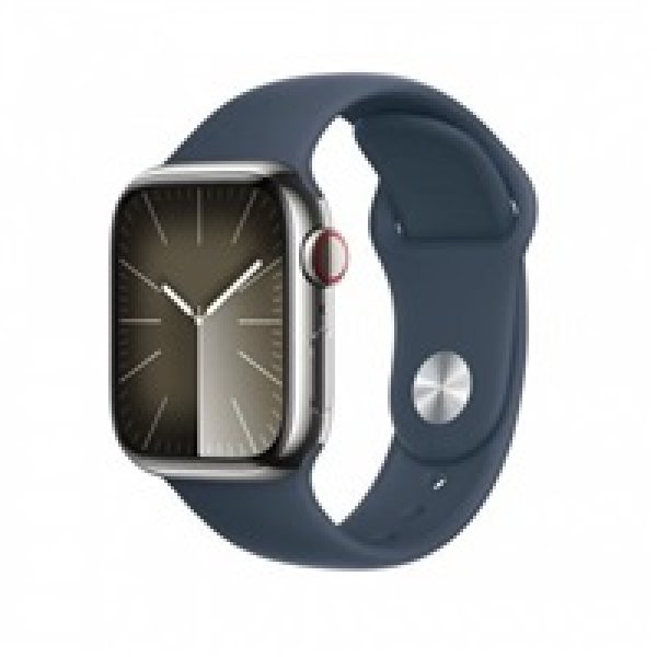 Watch S9 Cell, 45mm Silver Steel/St.Blue S.B.-M/L