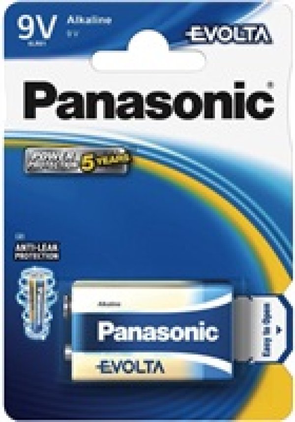 PANASONIC Alkalické baterie EVOLTA Platinum 6LR61EGE/1BP 9V (1ks)