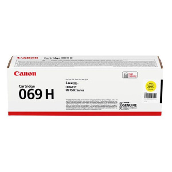 Toner CANON 069HY, 5095C002 žlutý (5 500 stran)