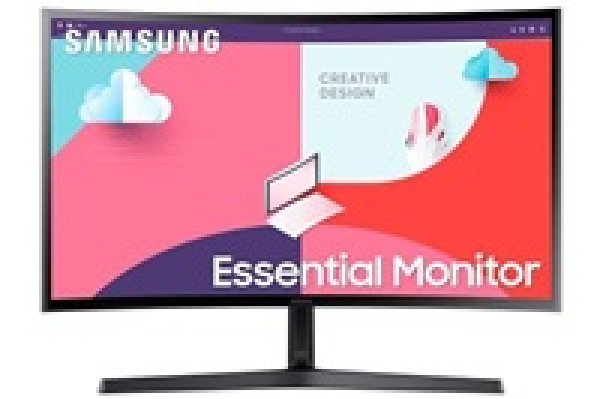 SAMSUNG LCD 27" monitor S366C model LS27C366EAUXEN prohnutý FHD 1920x1080 VA 75Hz (4ms, 250cd, VGA+HDMI)