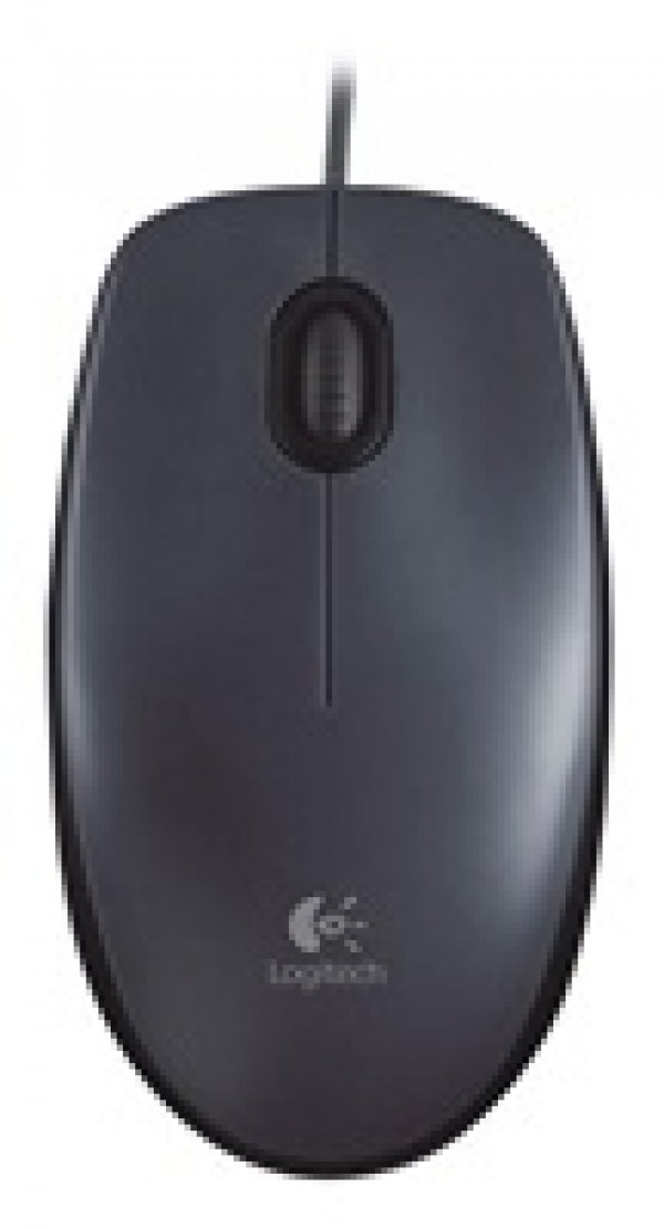 myš Logitech M90 optická, tmavá, USB