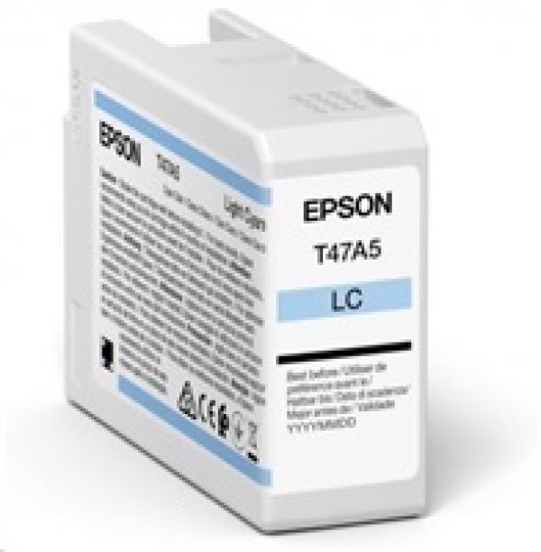 Náplň Epson C13T47A500 světle azurová